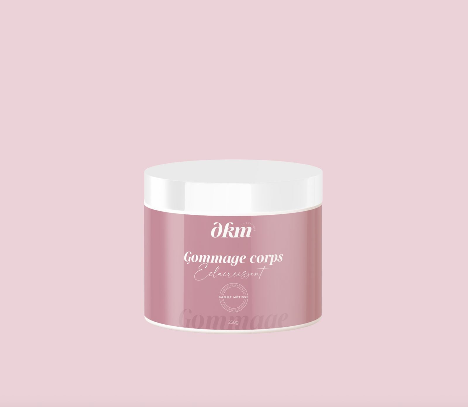 Gommage corps et visage métisse