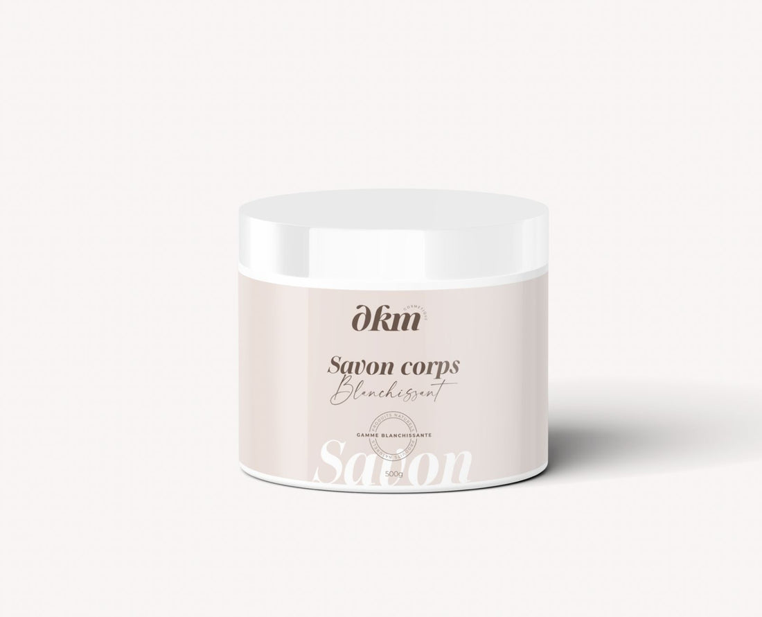 Savon corps blanchissant