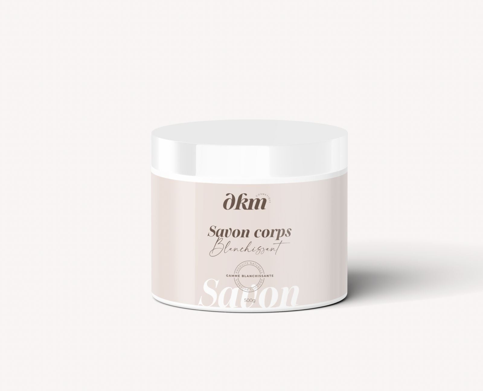 Savon corps blanchissant
