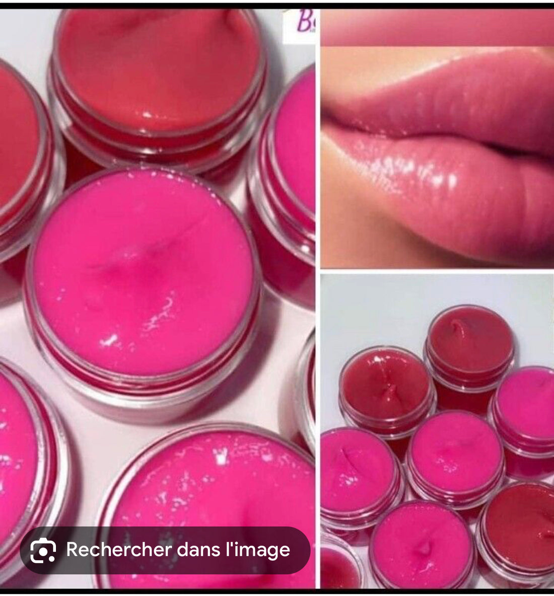 Crème lèvres rouge